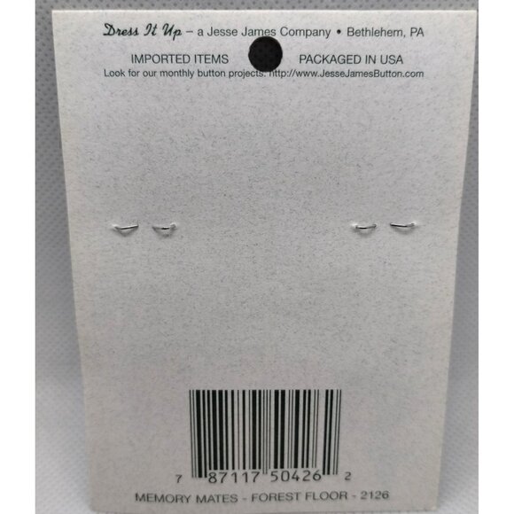 Dress it Up Memory Mates Forest Floor Novelty Crafting Buttons Leaves Acorns New - Picture 2 of 2